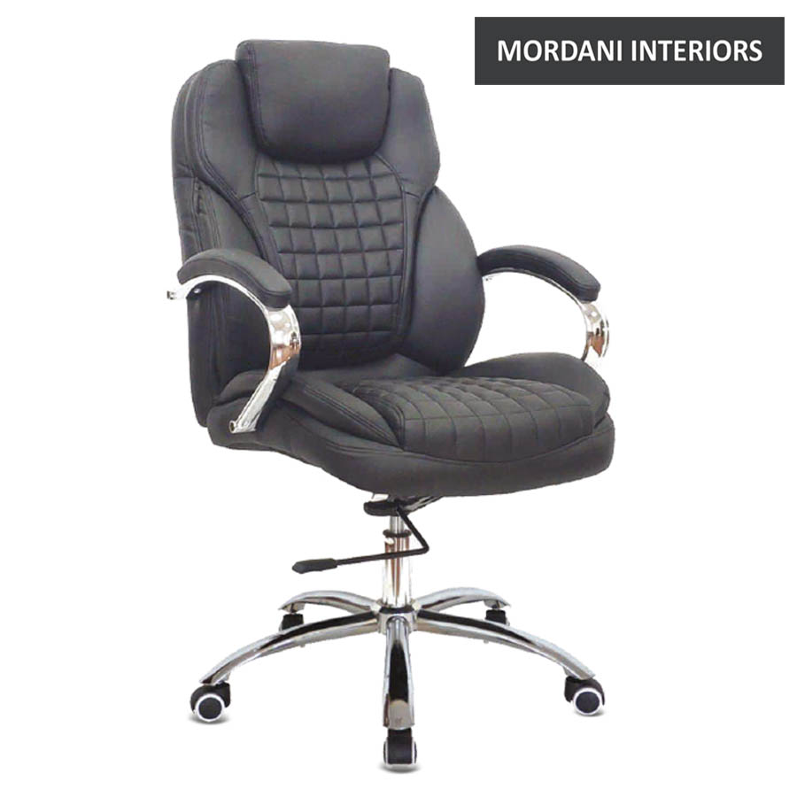 Cavender Mid Back Leather Office Chair